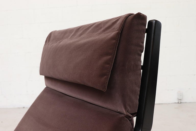 Robert Parry Lounge Chair in Grey Velvet For Sale at 1stdibs