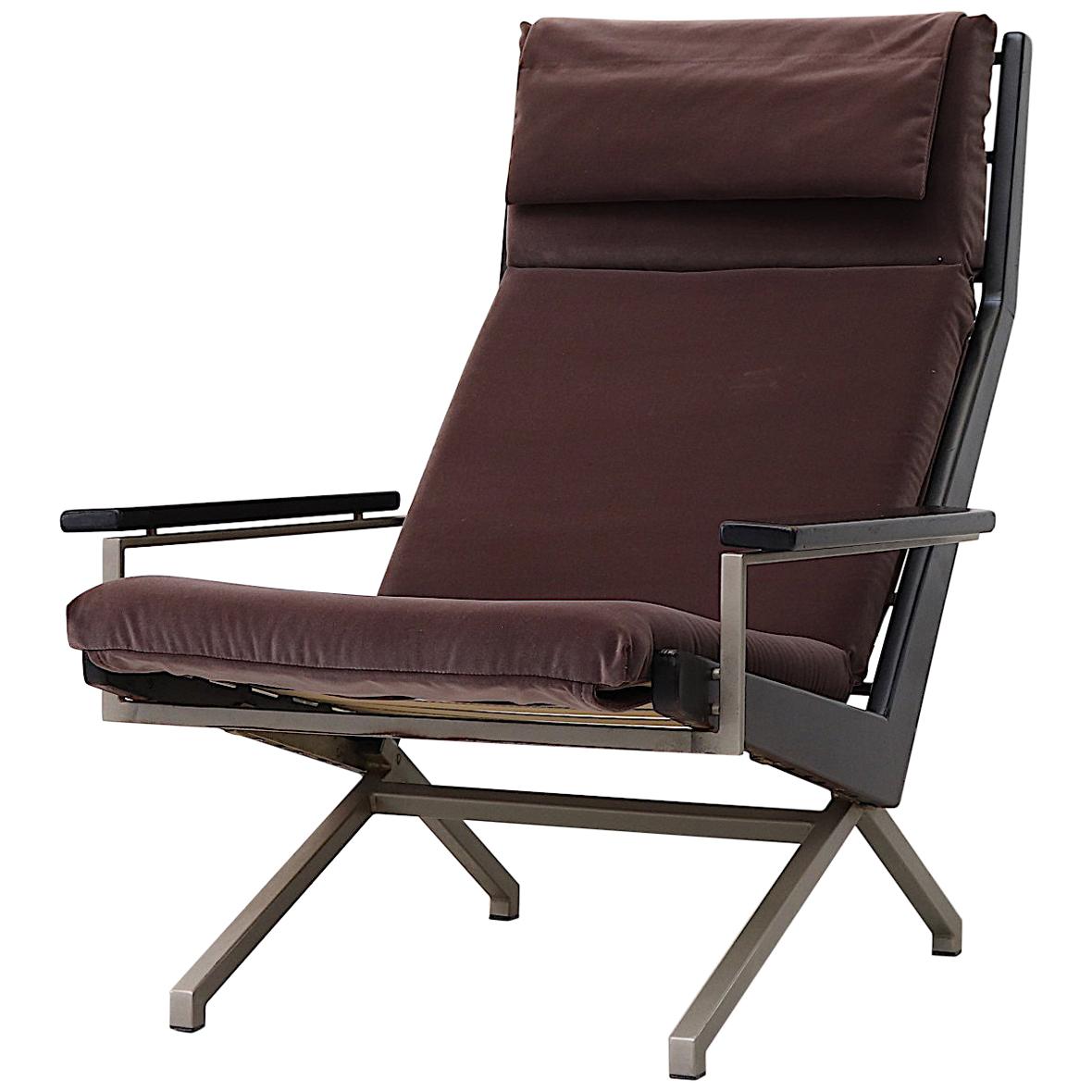 Robert Parry Lounge Chair in Grey Velvet