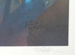 Archery from Visions of Gold, Signed Sports Art Lithograph by Robert Peak