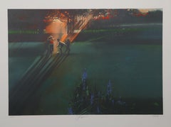 Children Playing (Jack Nicklaus), Signed Sports Lithograph by Robert Peak