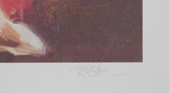 Pommel Horse from Visions of Gold, Signed Sports Art Lithograph by Robert Peak