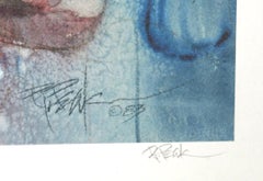 Shotput from Visions of Gold, Signed Sports Art Lithograph by Robert Peak