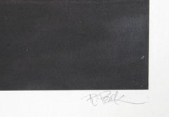 « Weightlifting » (Haltérophilie), tirage lithographique d'art sportif signé par Robert Peak, issu de la série « Visions of Gold »