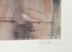 Wrestling da "Visions of Gold", litografia d'arte sportiva autografata di Robert Peak