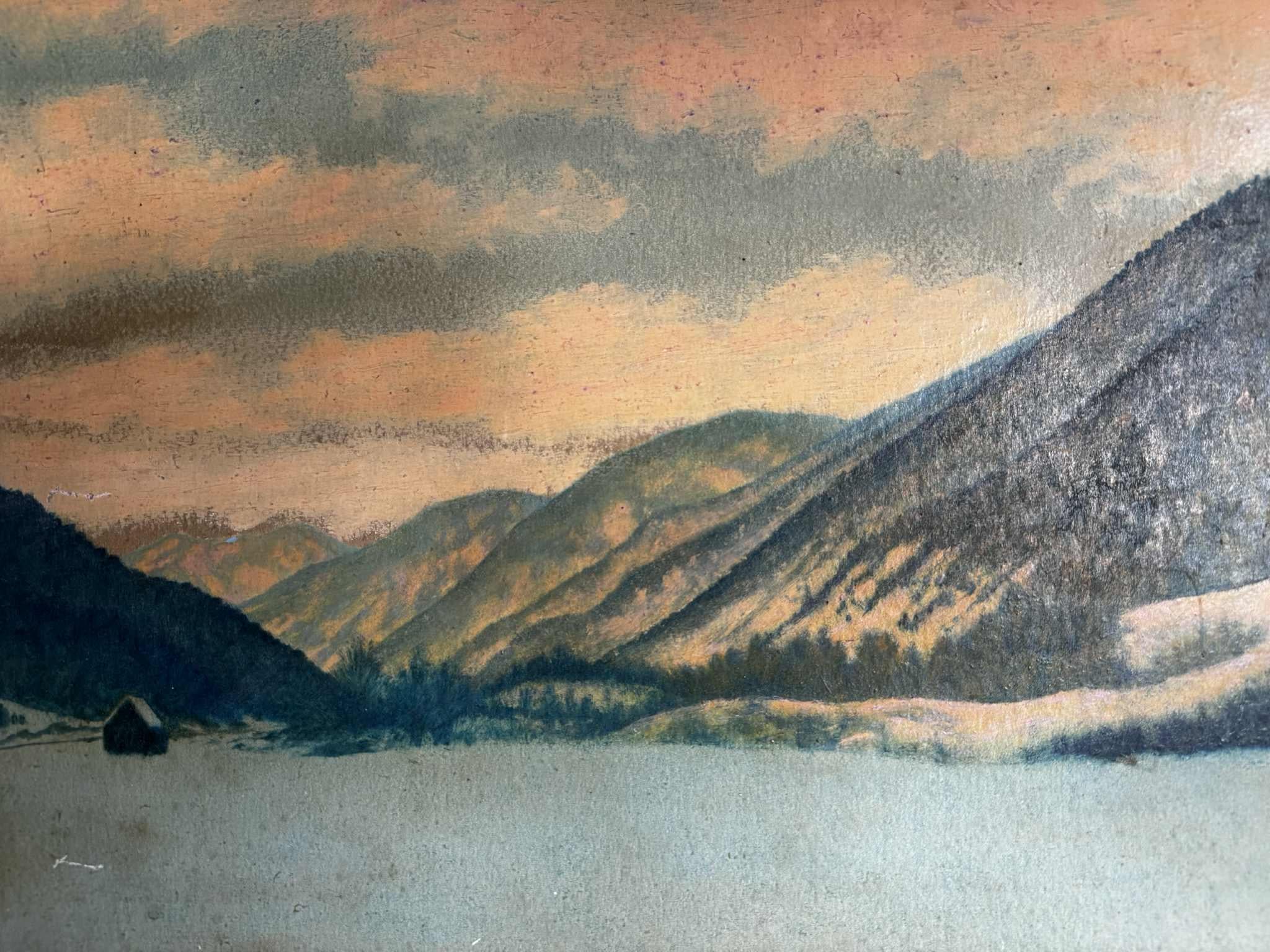 Sherburne-Tal, Killington (Grau), Landscape Painting, von Robert Pearsen Lawrence