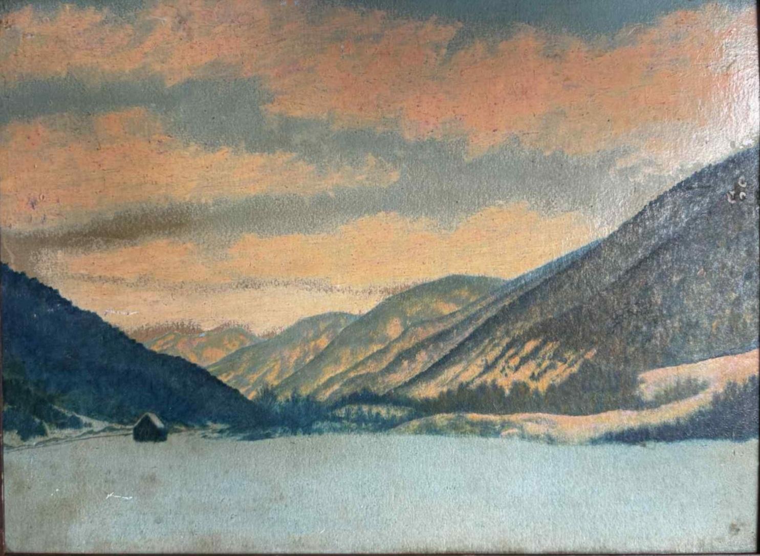 Robert Pearsen Lawrence Landscape Painting – Sherburne-Tal, Killington