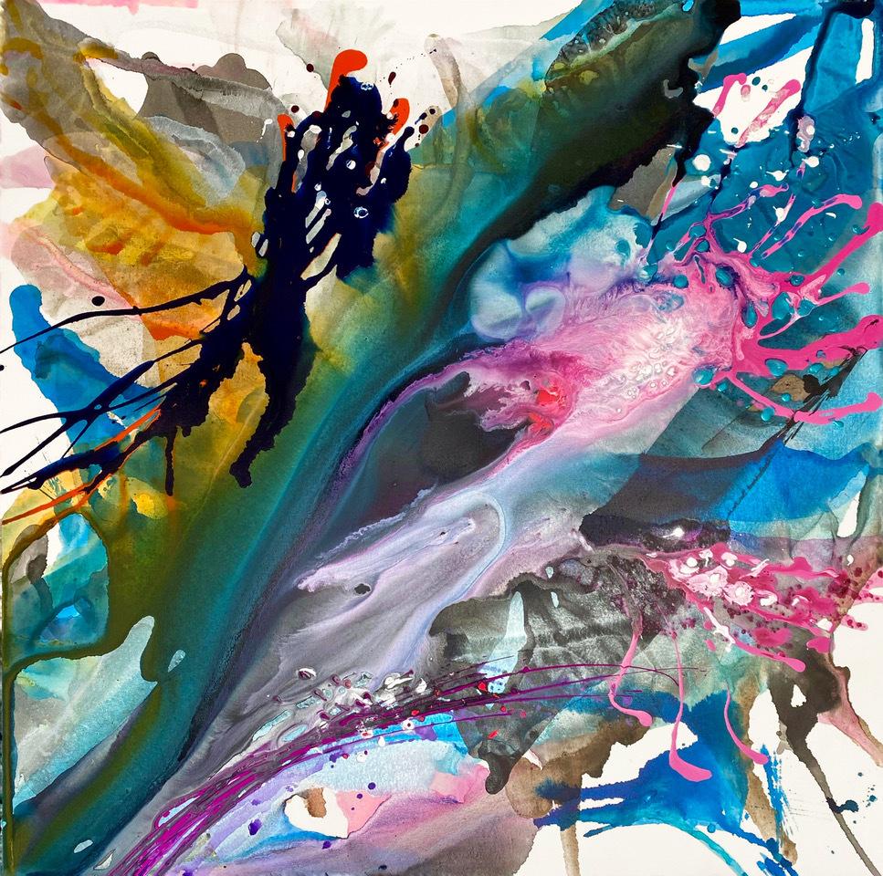 Robert Pennino Abstract Painting - Flow 18
