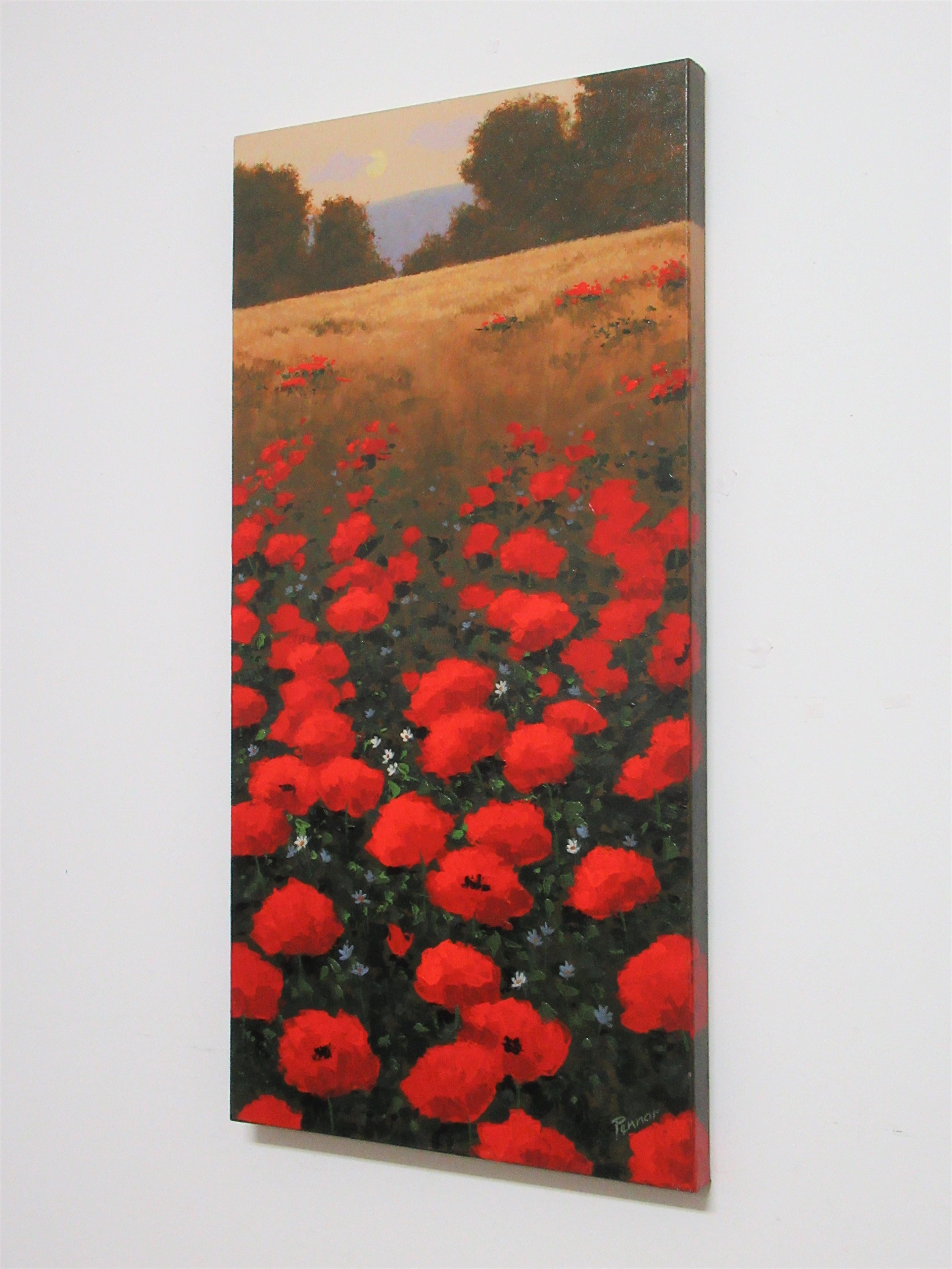 red poppies painting