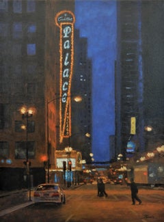 Chicago Palace Theater, Oil Painting