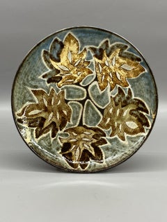 Plaque murale en céramique du milieu du siècle de Robert Perot Vallauris, 1960