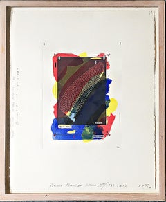 Robert Petersen - Giotto, serigrafía, acuarela y acrílico sobre papel, firmado 2/3