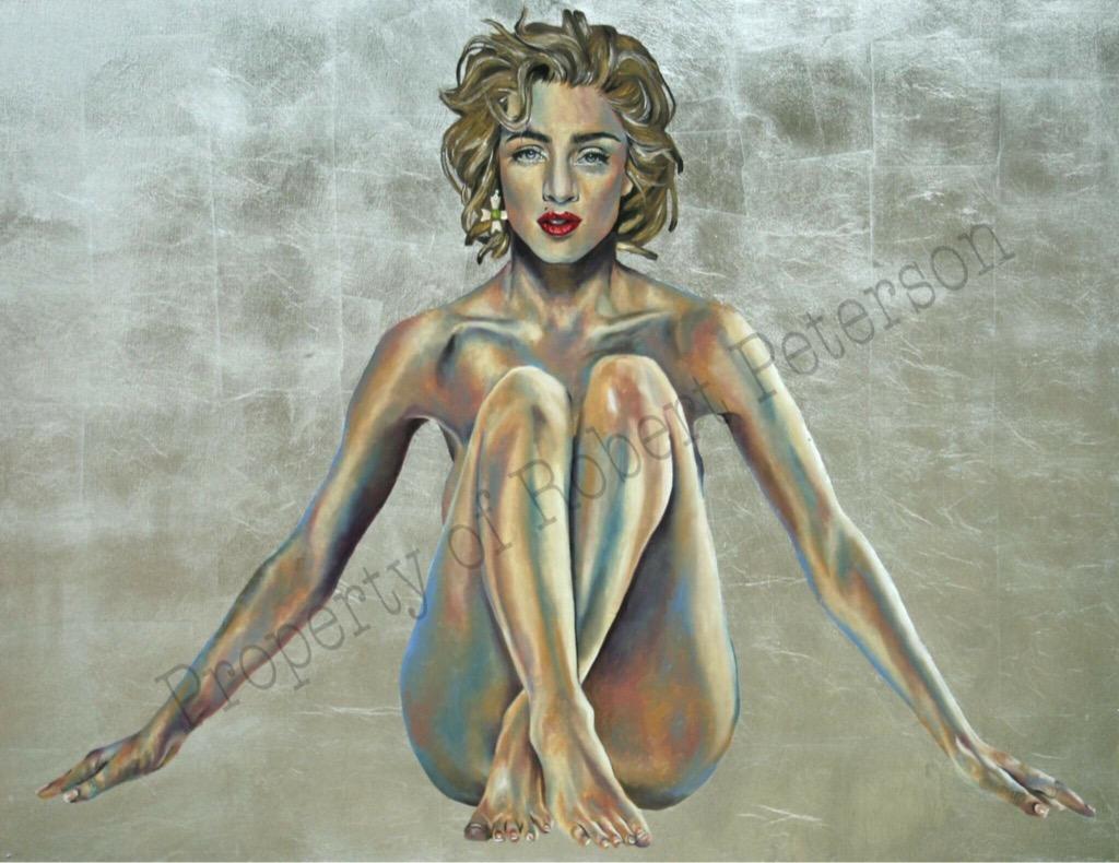 Robert Peterson Portrait Painting - Material Girl, Madonna