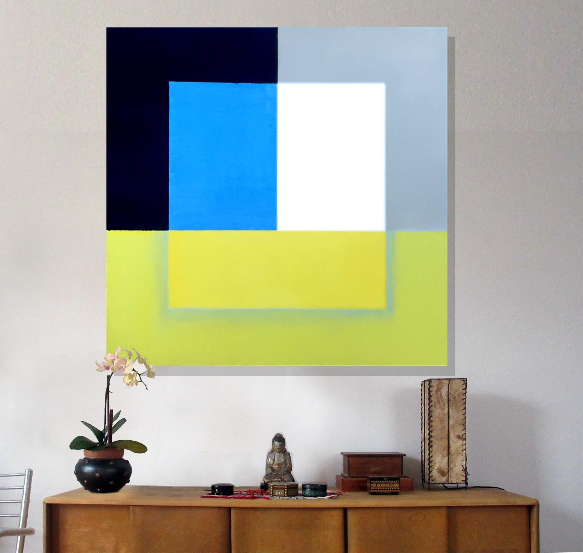 Coincidence, Geometric Abstract Series - Painting by Robert Petrick