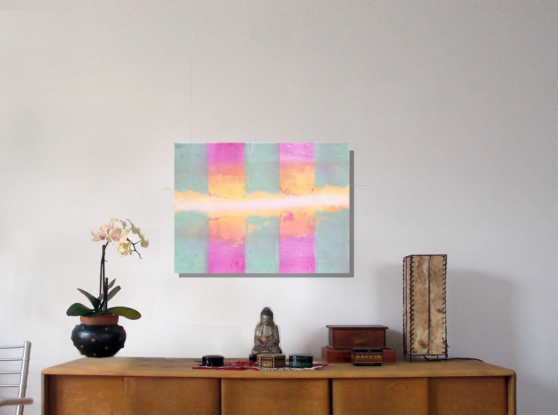 Cold Fusion#18, East Village, New York - Painting di Robert Petrick