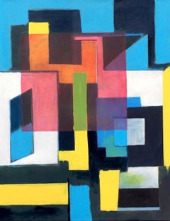 Dynographic, Intersections Series, Abstract Geometric Painting