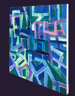 "Labirinto" Serie di costruzioni, East Village New York (astratto geometrico)