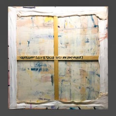 Nightlight, Abstract Geometric East Village Painting