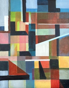 Visione notturna, Serie Intersezioni, Pittura geometrica astratta