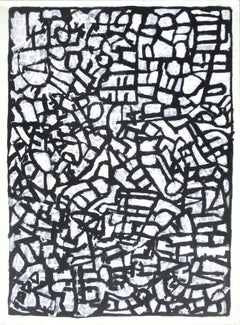 Robert W. Petrick, Repensar (Pintura abstracta, Pintura en blanco y negro)