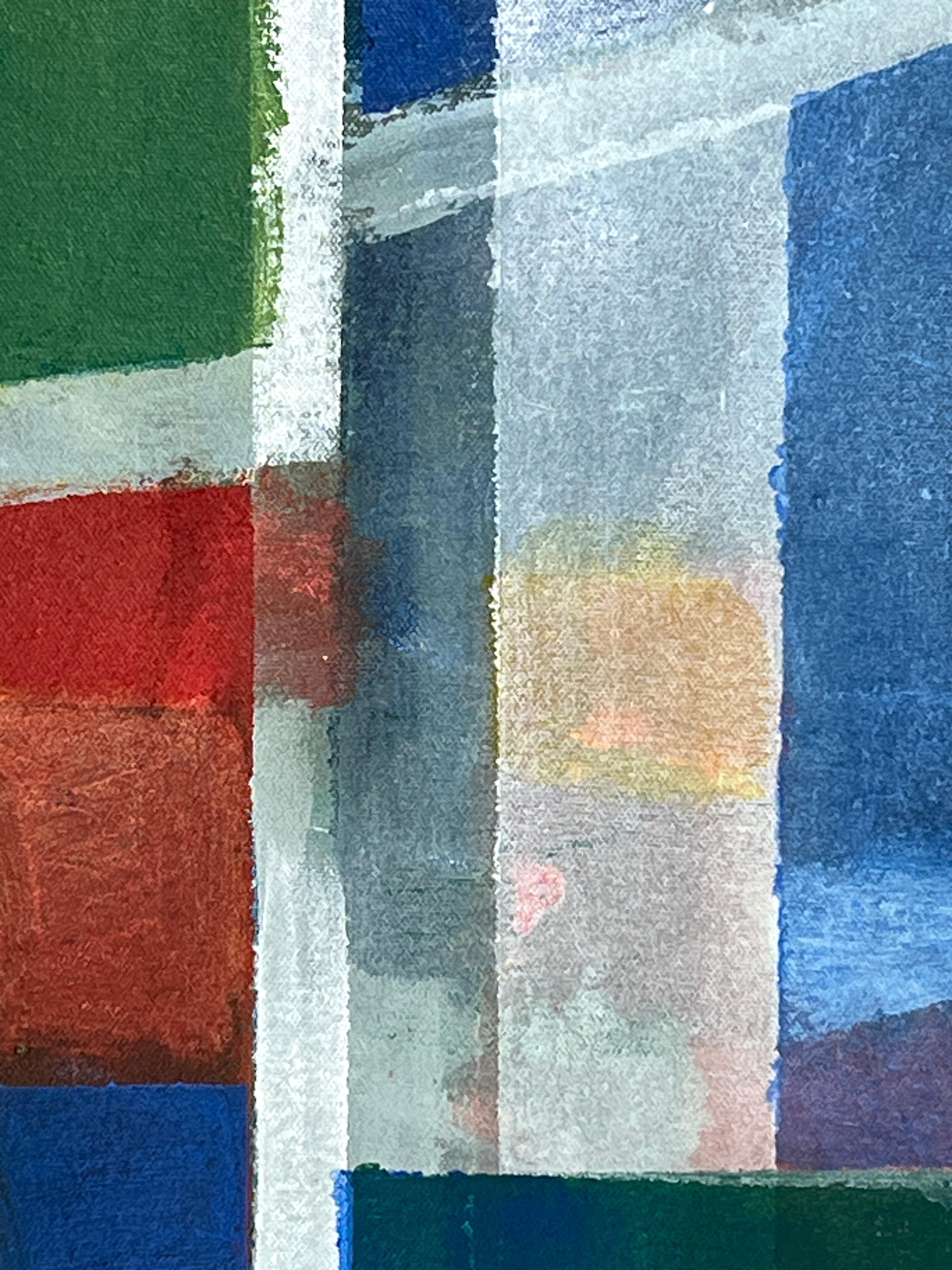 In piedi, serie Intersezioni, Pittura geometrica astratta - Painting Astrattismo geometrico di Robert Petrick