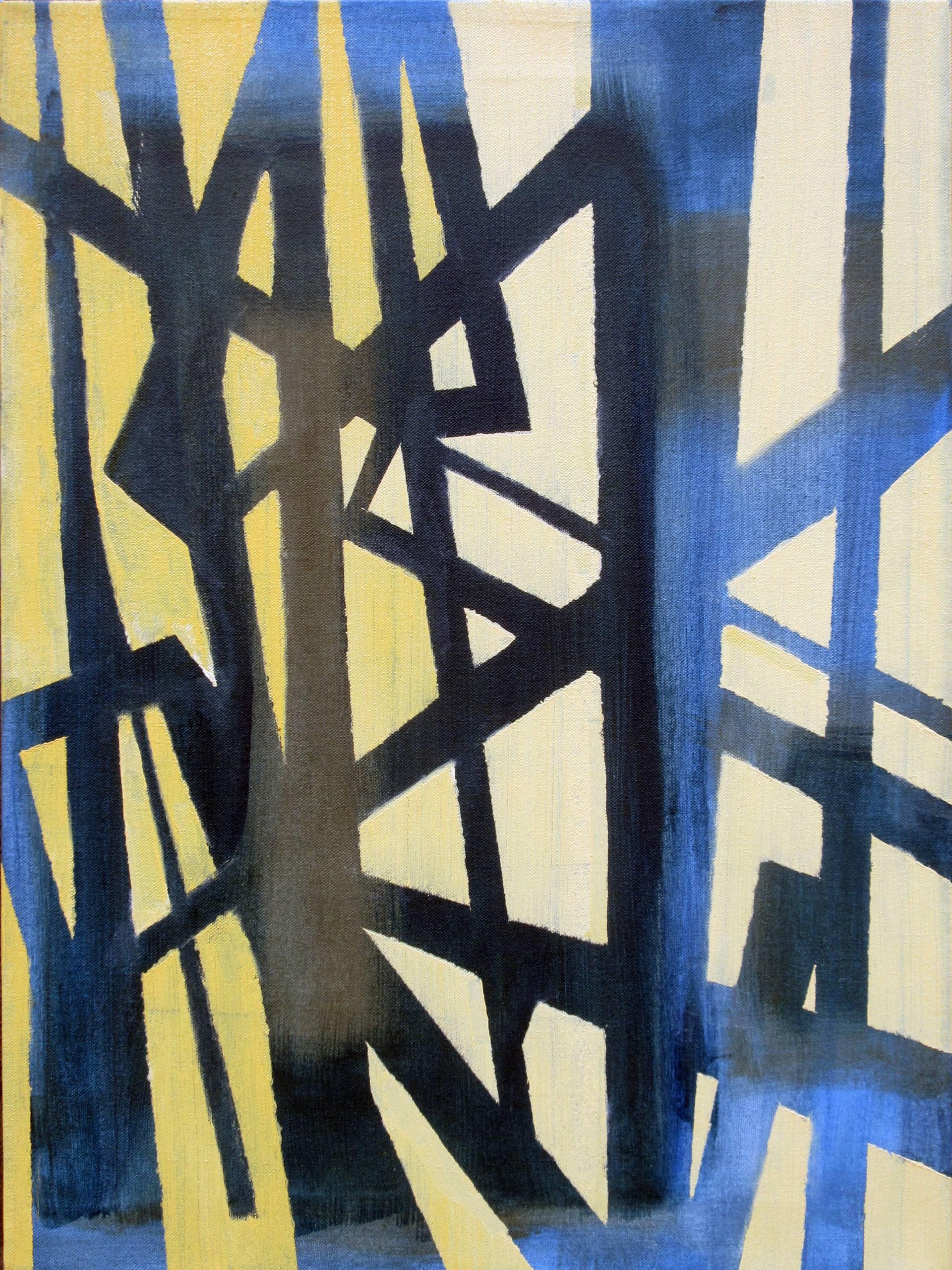 "Structure Series #2 V. 1", Pittura astratta colorata, East Village
