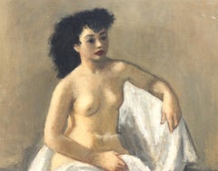 Robert Philipp, (Amerikaner, 1904-1992) sitzender weiblicher Akt