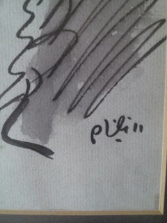 Bella donna dipinta ad acquerello da Robert Philipp