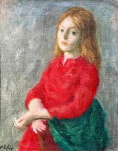 Robe de jeune fille en rouge