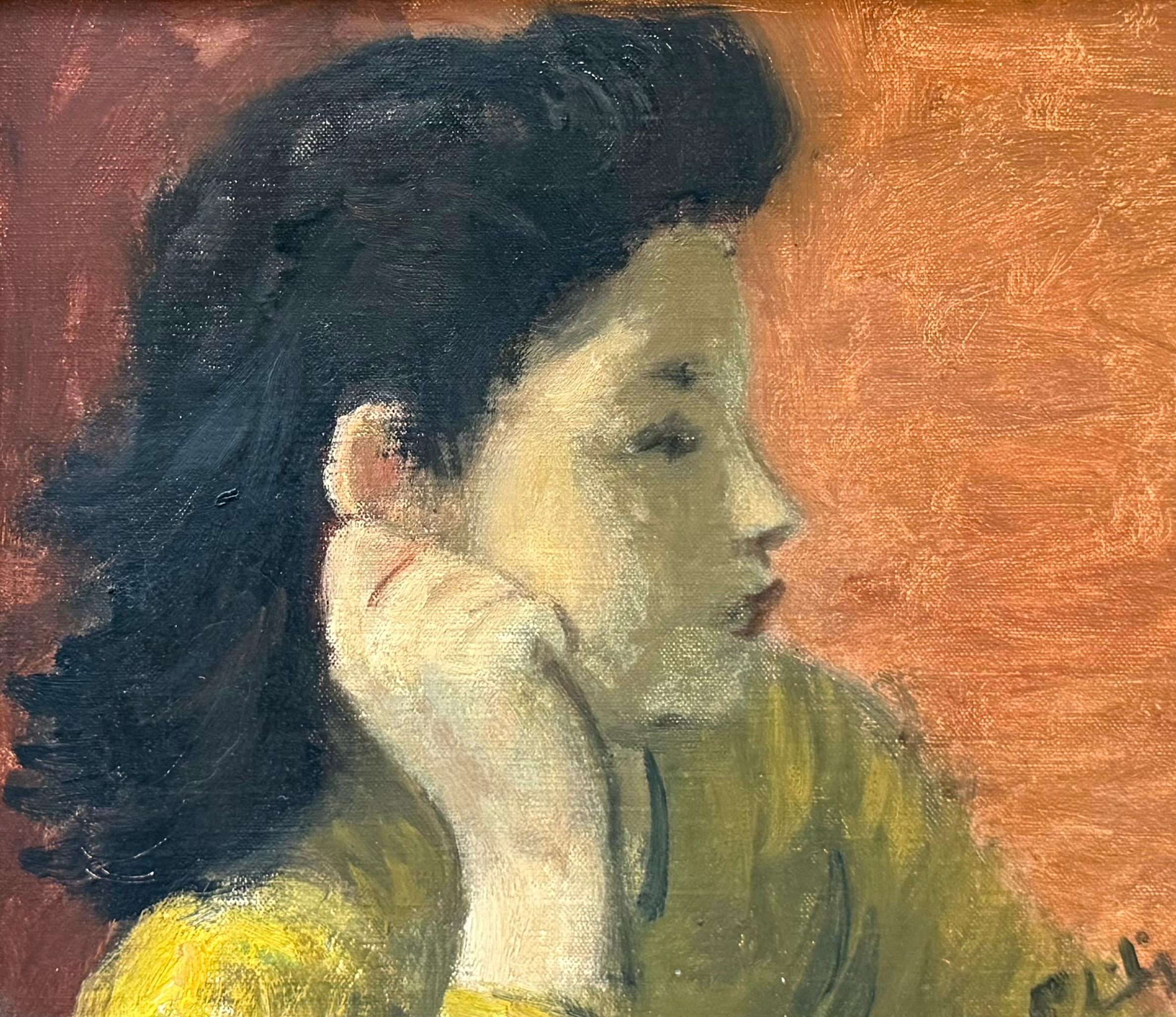 Robert Philipp Figurative Painting - “Head Study”