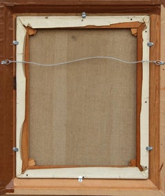 Chica sentada, pintura al óleo retrato de arte moderno de Robert Philipp