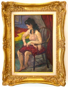 “Seated Nude”