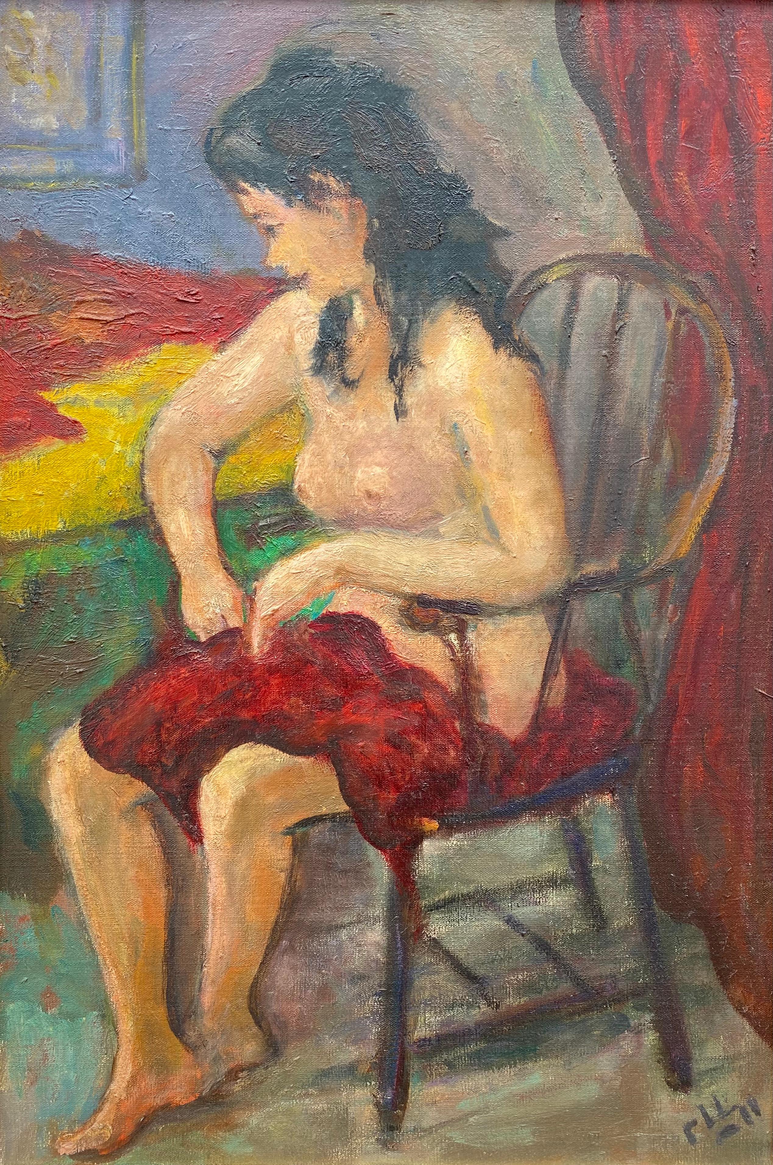 “Seated Nude” 1