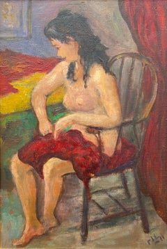 Vintage “Seated Nude”