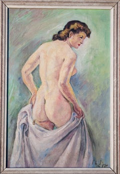 Standing Nude Oil Painting by Robert Philipp
