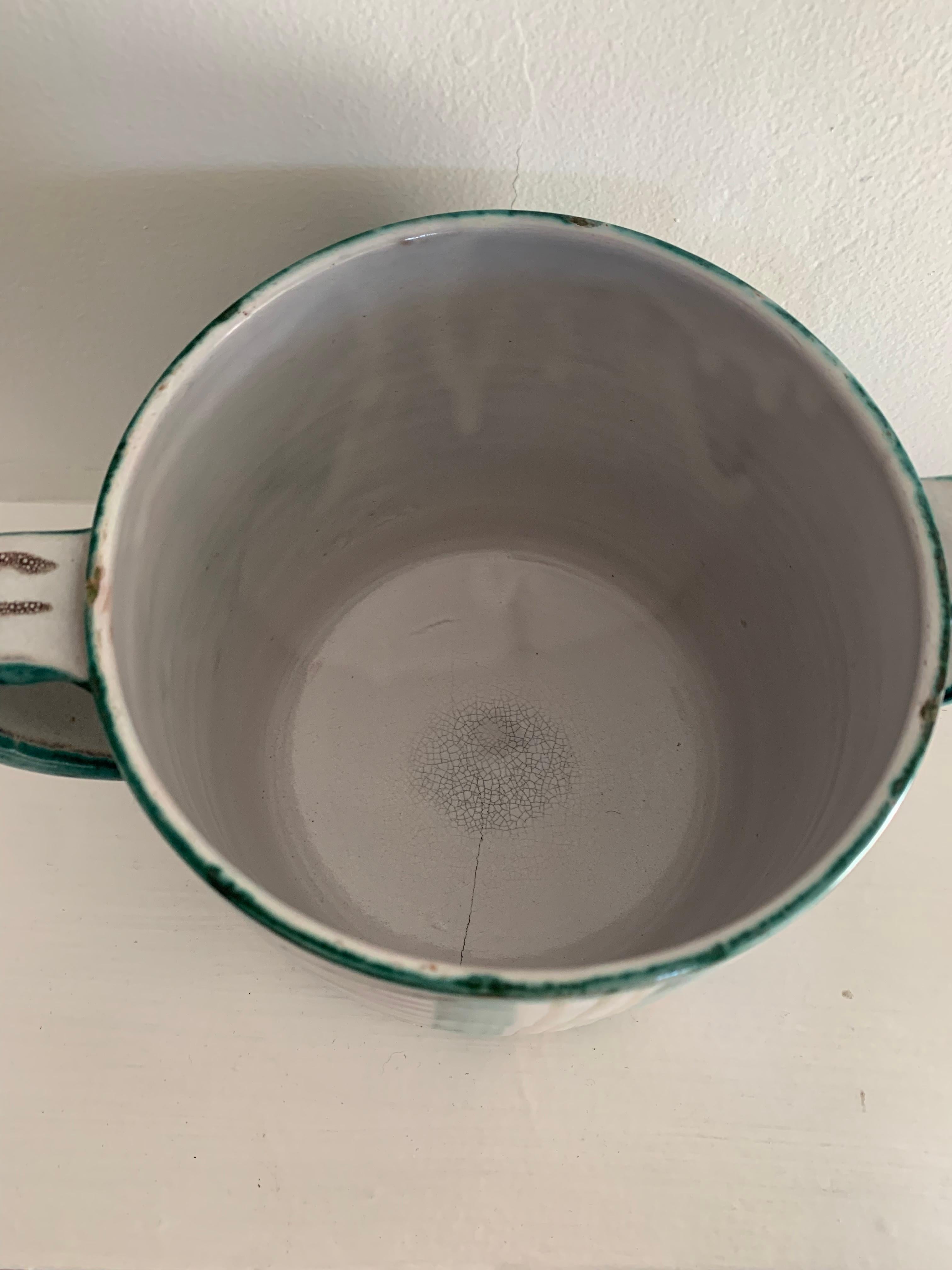 Robert Picault (1919-2000) Vaso con coperchio, Vallauris, Francia, anni '50 in vendita 1