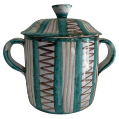 Robert The (1919-2000) Jarre à couvercle, Vallauris, France, années 1950