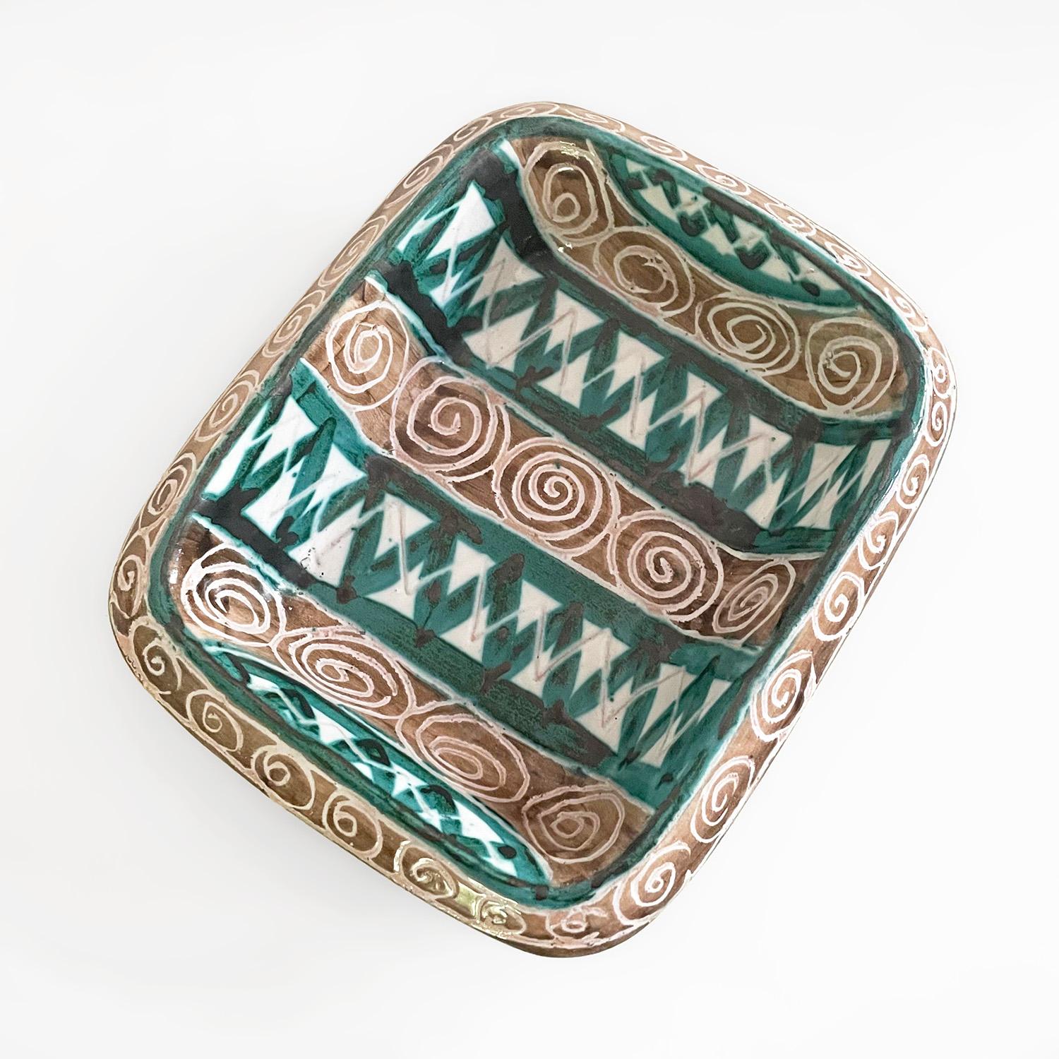Francese Posacenere francese in ceramica Catch All di Robert Picault in vendita