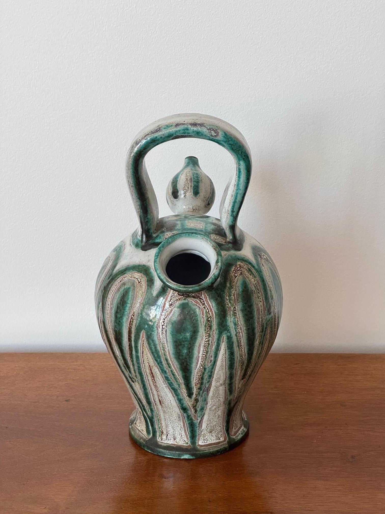 Metà XX secolo Brocca in ceramica Robert Picault Francia anni '60 in vendita