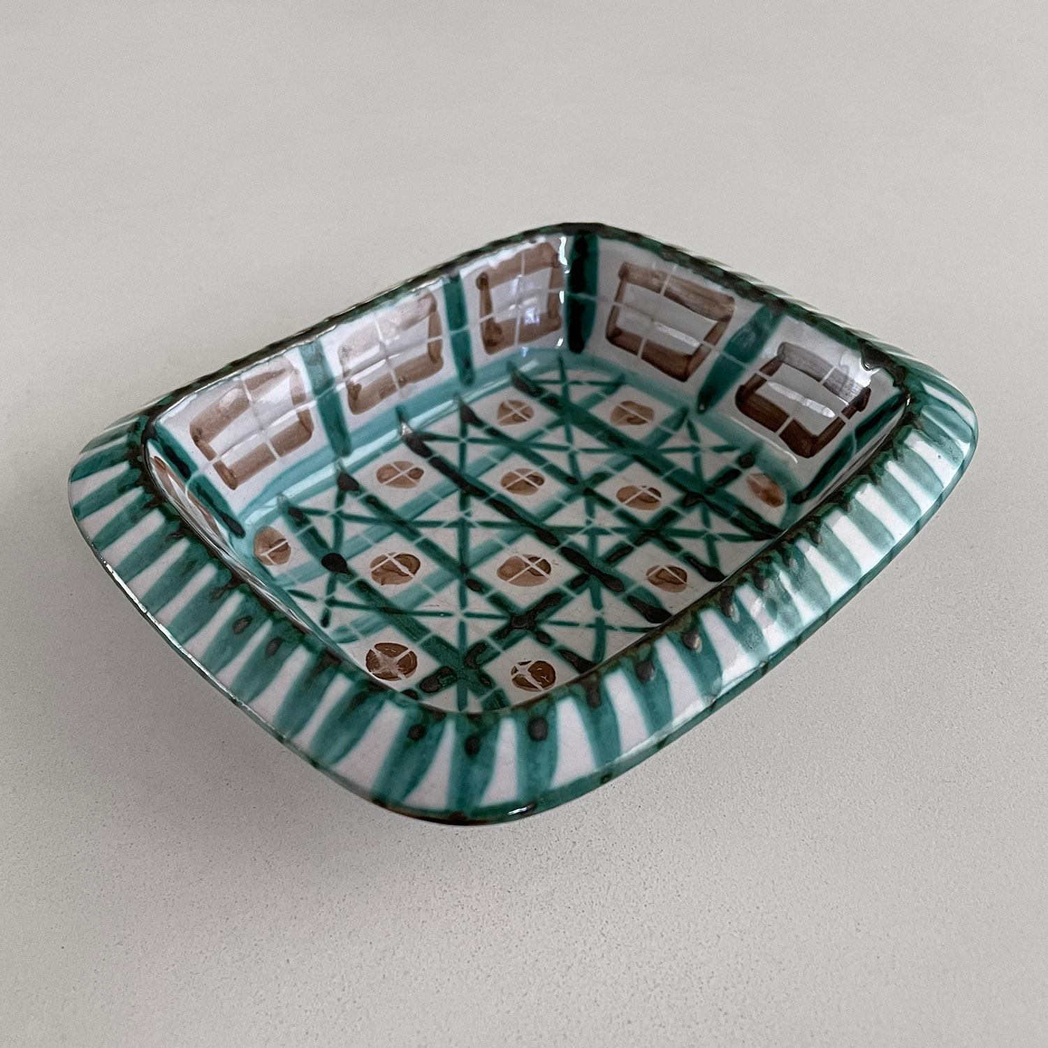 French Ceramic Ashtray Catch All by Robert Picault In Good Condition For Sale In Los Angeles, CA