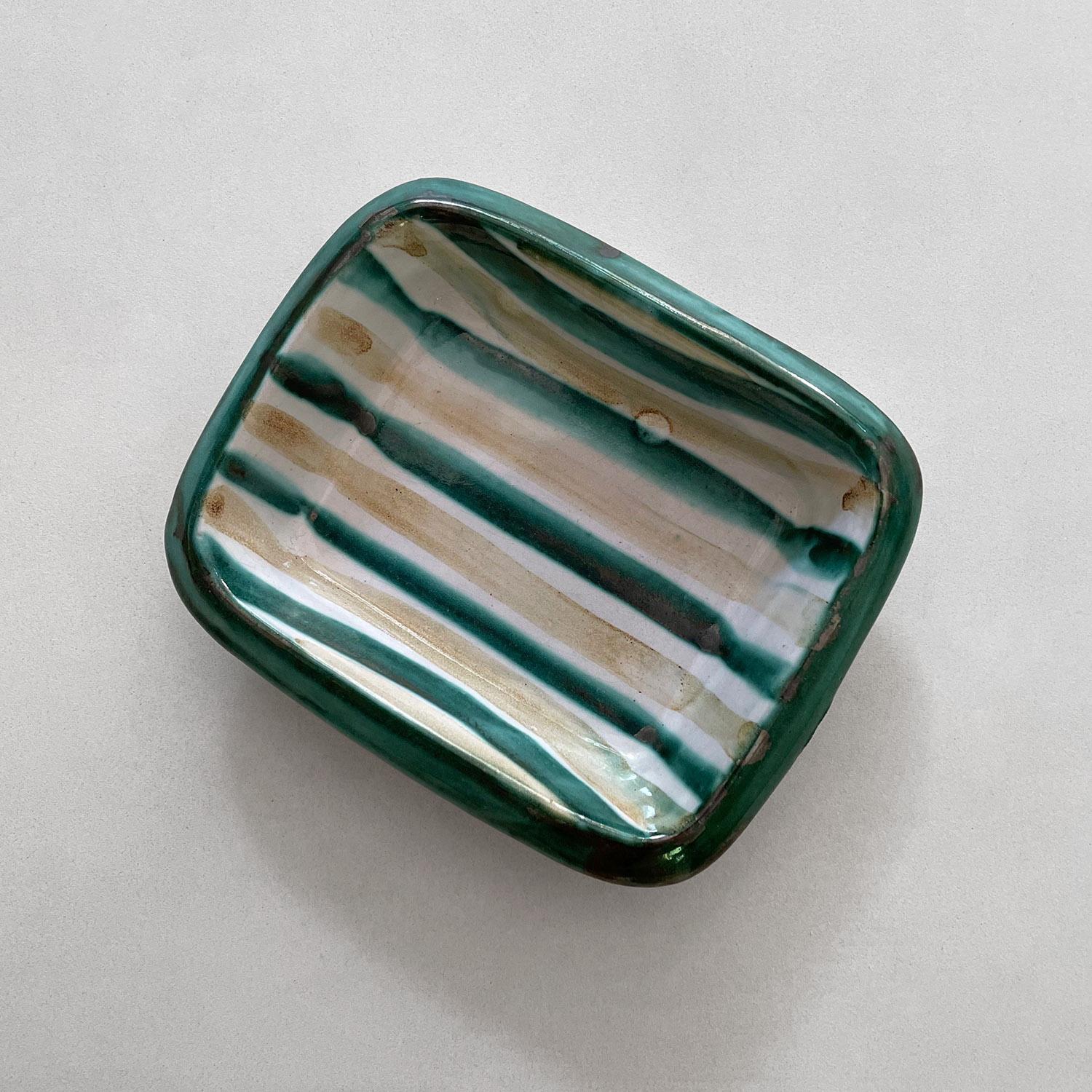 French Ceramic Ashtray Catch All by Robert Picault In Good Condition For Sale In Los Angeles, CA