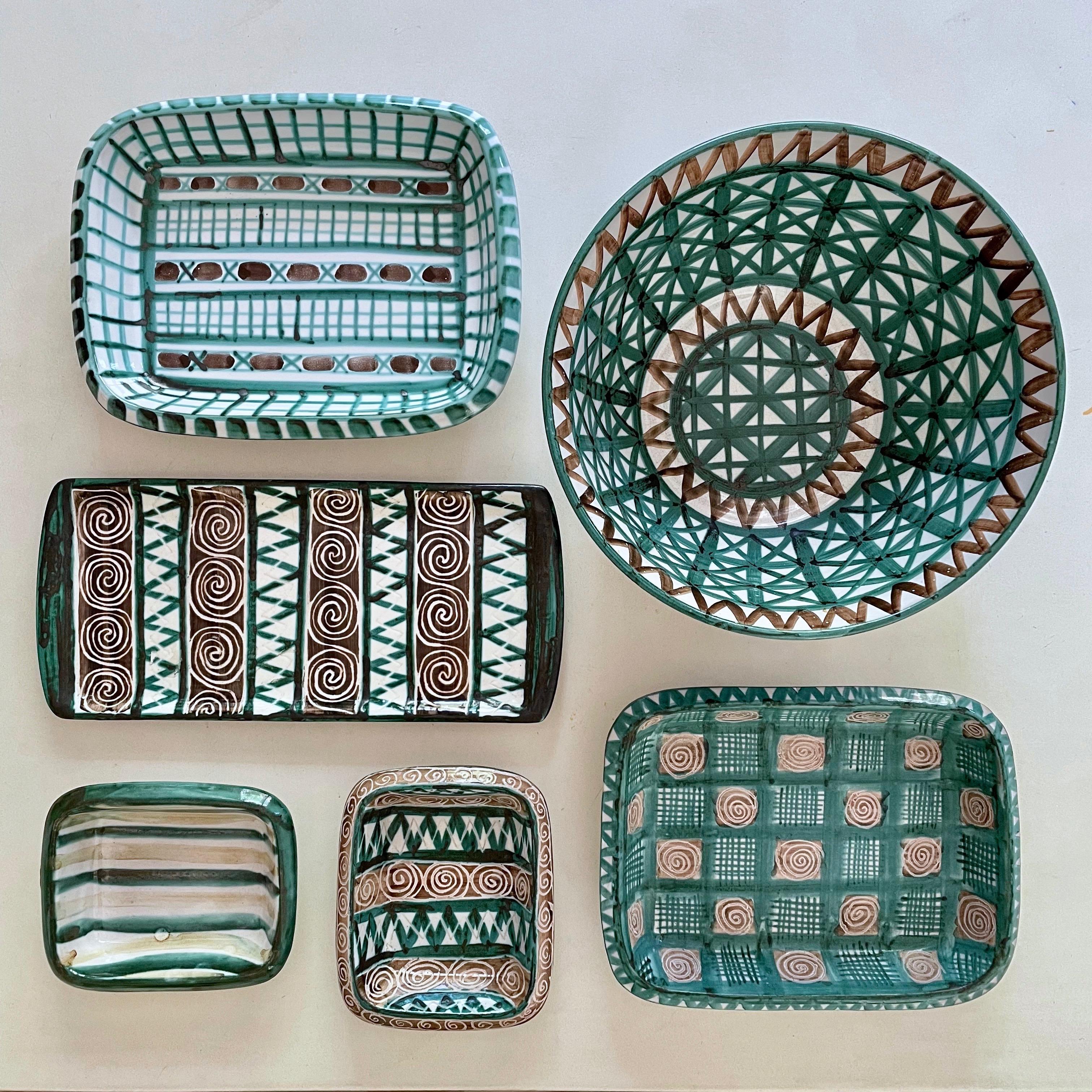 Ceramica Posacenere francese in ceramica Catch All di Robert Picault in vendita