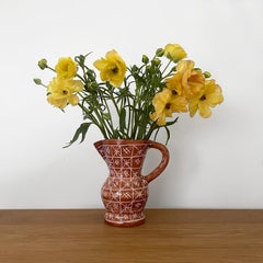 Robert Picault French Ceramic Pitcher Vase