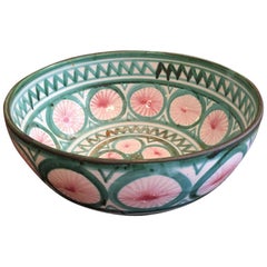 Robert Picault Large Ceramic Bowl by Vallauris, France, ca. 1950s
