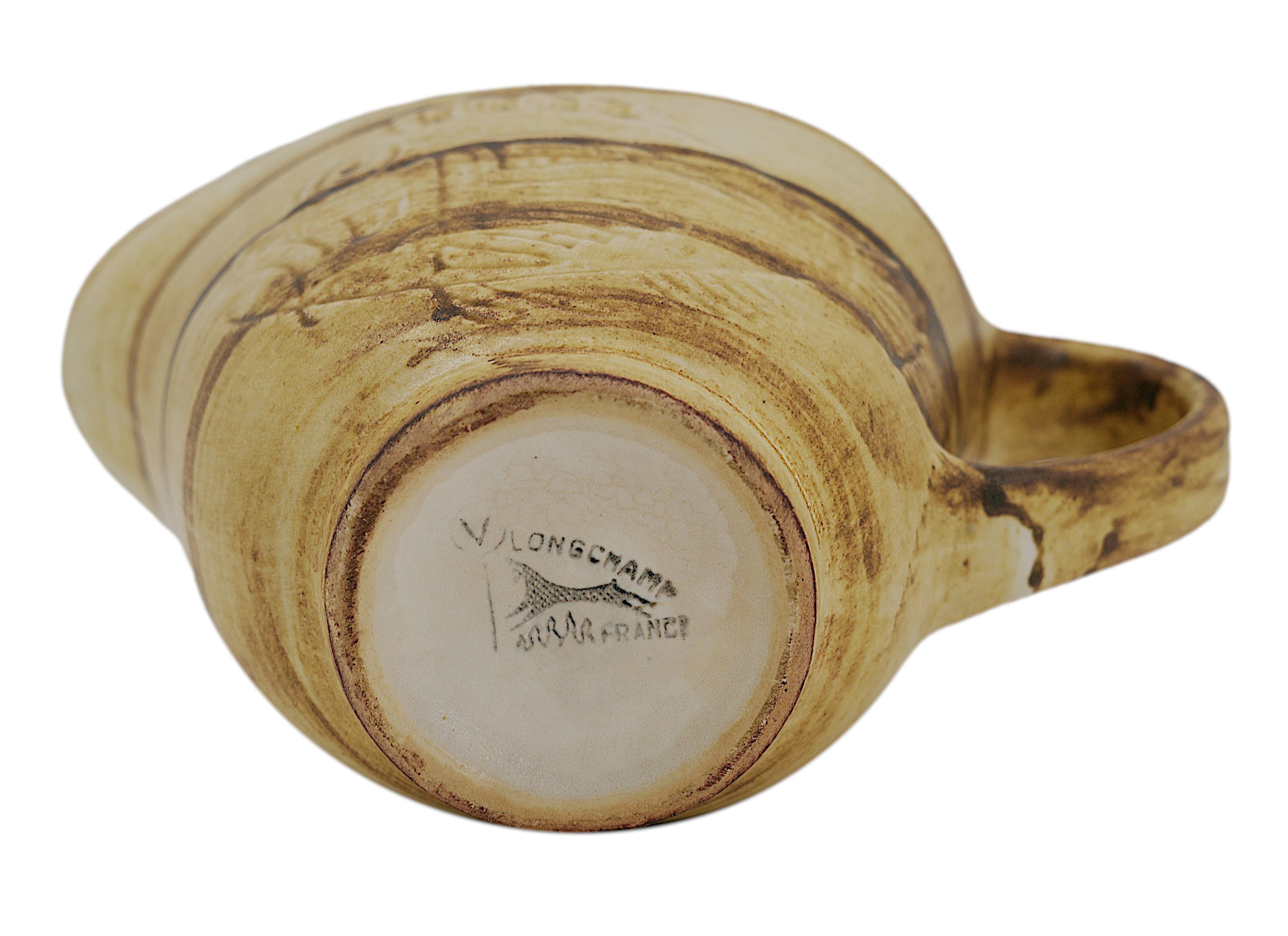 Robert Picault Longchamp French Ceramic Fish Set, 1970s im Angebot 4