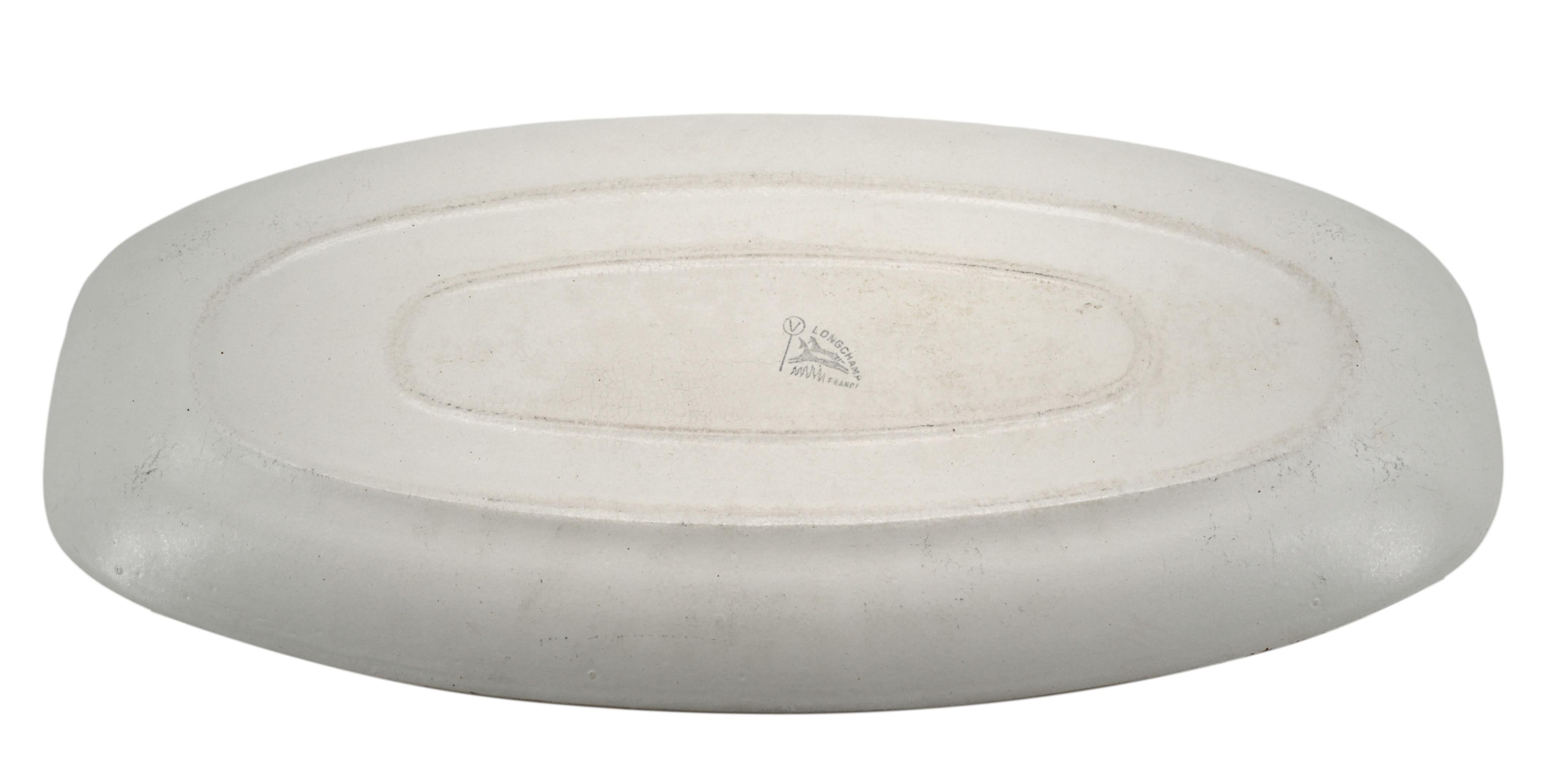 Robert Picault Longchamp French Ceramic Fish Set, 1970s im Angebot 5