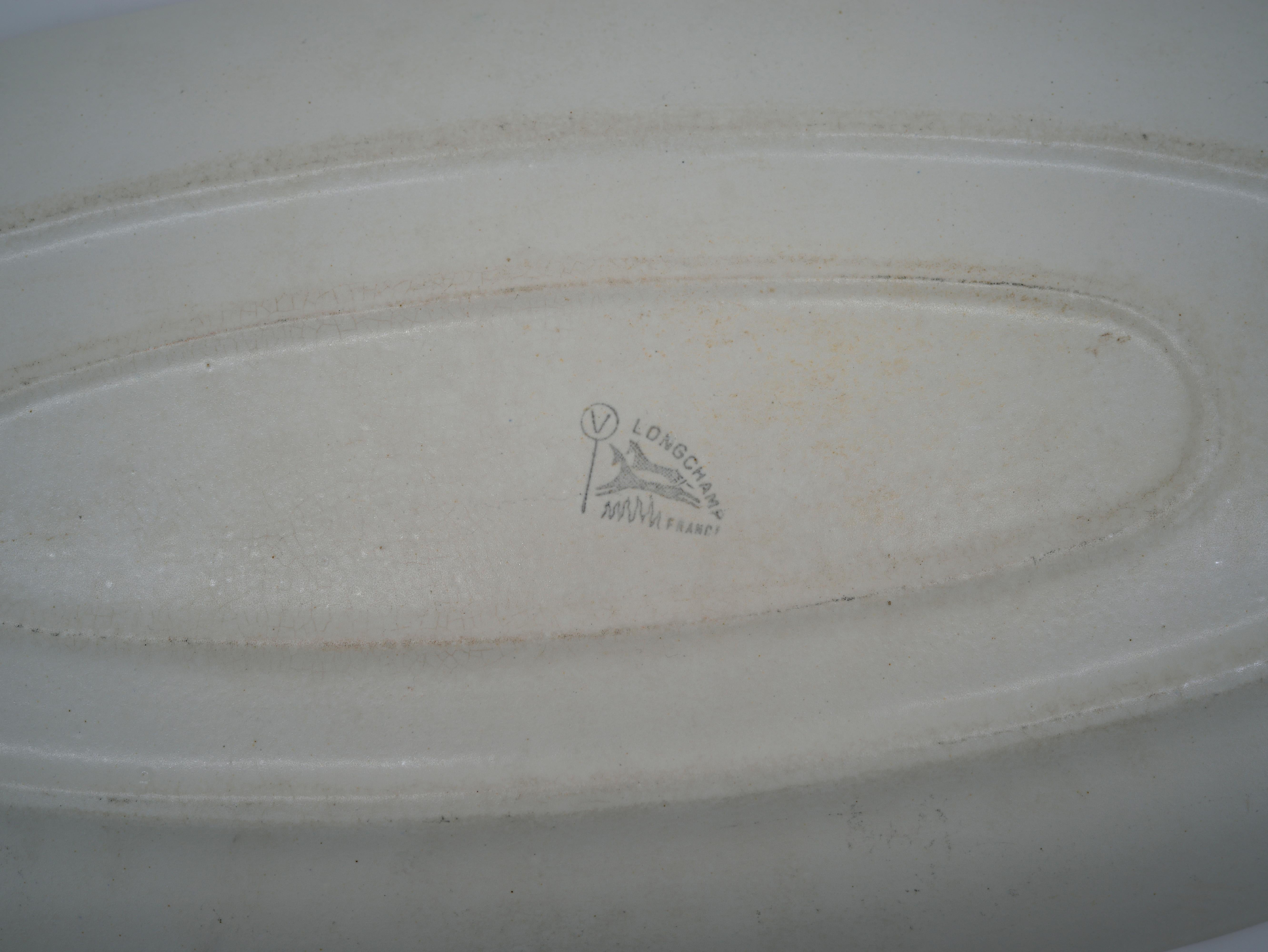 Robert Picault Longchamp French Ceramic Fish Set, 1970s im Angebot 6
