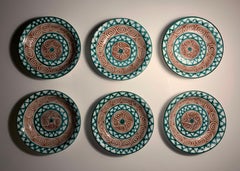 Robert Picault Set of 6 Shallow Bowl Plates