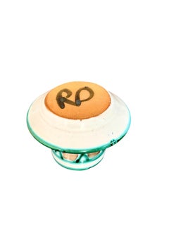 Robert Picault Vallauris Ceramic Egg Cup and Saucer, France, circa 1960