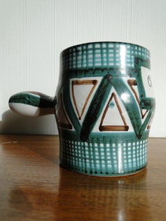 Robert Picault Vallauris Francia Olla de cerámica para aceitunas Mediados de siglo