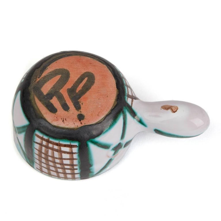 Robert Picault Vallauris Pottery Eight Mini Sauce Jugs, 1950s at 1stDibs